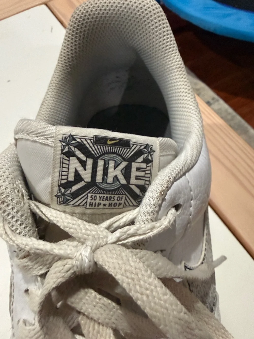 Nike Air Force 1 50 years of hip hop classic. Black and white. Size 10.5.